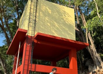 Alcalde José Francisco Suazo Inauguro tanque elevado en la comunidad de Troncones