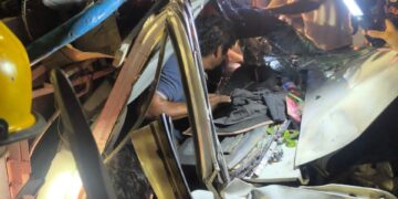 Tres accidentes en la carretera Zihuatanejo-Acapulco dejan dos jóvenes heridos en Petatlán