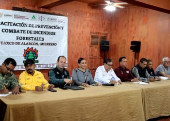 Capacita SEMAREN a brigadas e instituciones para prevenir incendios forestales en Taxco