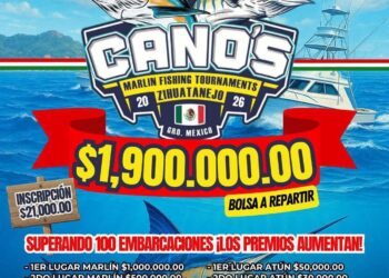 Anuncia el Tercer Canos Marlin Fishing Tournament 2026 en Zihuatanejo