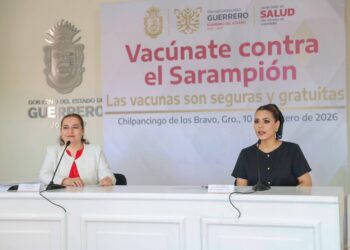 Evelyn Salgado pone en marcha campaña masiva de vacunación contra el sarampión en Guerrero