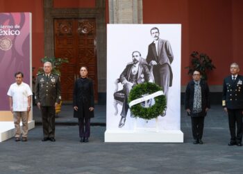 PRESIDENTA CLAUDIA SHEINBAUM ENCABEZA CONMEMORACIÓN DEL 113 ANIVERSARIO DEL MAGNICIDIO DE FRANCISCO I. MADERO Y JOSÉ MARÍA PINO SUÁREZ