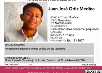 Buscan a joven desaparecido en Zihuatanejo