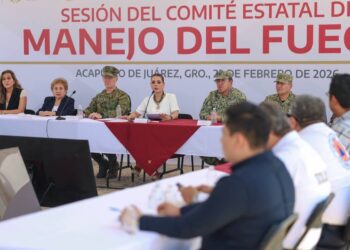Encabeza Evelyn Salgado Pineda la instalación del Comité Estatal de Manejo del Fuego