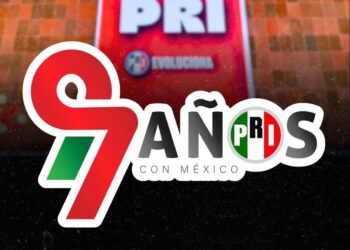 Felicita Alejandro Bravo a la militancia por los 97 años del PRI