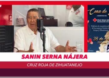 Con una cena a beneficio, se despide Sanín de la Cruz Roja