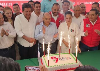 Celebran en Guerrero 97 años del PRI