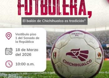 Lleva Beatriz Mojica los balones de Chichihualco al Senado este miércoles