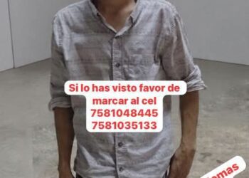 Desaparece joven originario de Los Arrozales en Vallecitos de Zaragoza