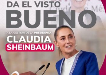 Destaca Beatriz Mojica aprobación del gobierno de Claudia Sheinbaum
