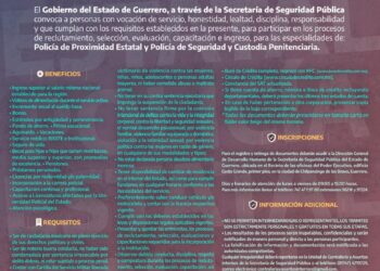 Llama SSP Guerrero a sumarse a sus filas