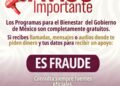 Alerta Iván Hernández sobre intentos de fraude en los programas de Bienestar