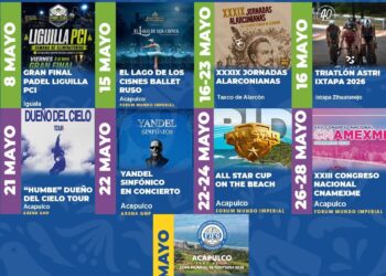 Cultura, deporte y espectáculos internacionales la agenda turística de mayo en Guerrero
