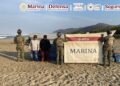 MARINA ASEGURA EMBARCACIÓN CON 26 BULTOS DE PRESUNTA COCAÍNA FRENTE A LAS COSTAS DE GUERRERO
