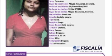 Activan Protocolo Alba en Guerrero para localizar a joven desaparecida en Atoyac de Álvarez
