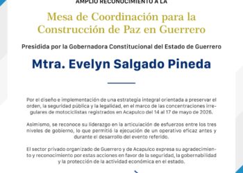 Reconoce sector empresarial estrategia de la gobernadora Evelyn Salgado Pineda ante concentraciones de motociclistas en Acapulco