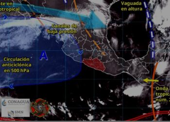 Este martes se pronostica calor y lluvias vespertinas, además se vigila el  avance de la Onda Tropical No. 2: SGIRPCGRO