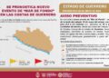 SGIRPCGRO alerta por nuevo evento de Mar de Fondo en las costas de Guerrero