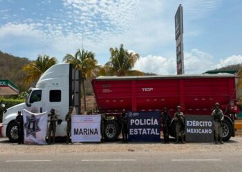 Recuperan tráiler con reporte de robo en operativo conjunto en Buena Vista