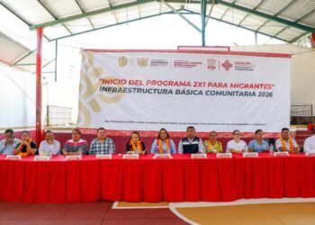 El gobierno del estado, el municipio de Eduardo Neri y migrantes unen esfuerzos para impulsar obras sociales en comunidades 