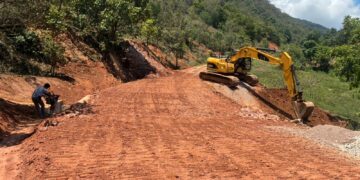 ATIENDE CICAEG AFECTACIÓN POR LLUVIAS EN CARRETERA A SAN JERÓNIMO PALANTLA; REGISTRA 95% DE AVANCE