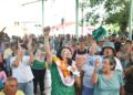 CANTAN LAS MAÑANITAS GUERRERENSES A LA PRESIDENTA CLAUDIA SHEINBAUM EN EL COLOSO