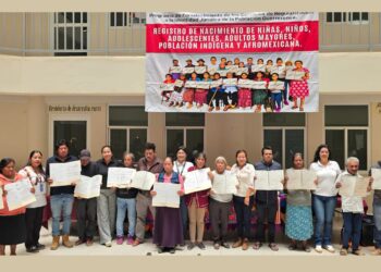 Realiza gobierno del estado campaña itinerante de servicios registrales en Malinaltepec