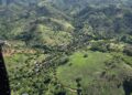 Continúan los patrullajes aéreos de la SSP Guerrero en la Sierra de Coyuca de Catalán.