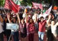 Miles de guerrerenses arropan a Beatriz Mojica en la cuna de la Bandera
