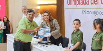 Evelyn Salgado y Fundación BBVA México entregan permios a ganadores de la Olimpiada del Conocimiento Infantil 2026
