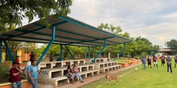 San Francisco fortalece su campo de futbol con obra conjunta entre gobierno municipal de La Unión y comunidad