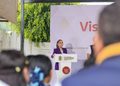 Evelyn Salgado anuncia construcción de aulas en primaria de Chilpancingo