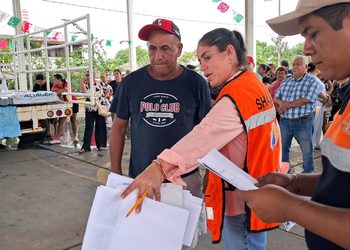 El gobierno del estado atiende en menos de 48 horas a familias afectadas por el huracán Polo del municipio de la Unión