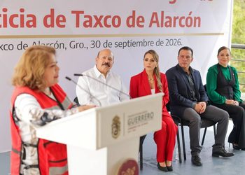 Evelyn Salgado y Ricardo Salinas inauguran el nuevo Centro Integral de Justicia en Taxco