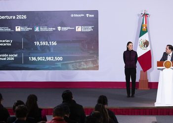 INSCRIPCIÓN AL BACHILLERATO NACIONAL AUMENTÓ EN 400 MIL JÓVENES RESPECTO A 2025; LAS BECAS PARA EL BIENESTAR BENEFICIARÁN A 22 MILLONES DE ESTUDIANTES EN 2026: PRESIDENTA CLAUDIA SHEINBAUM