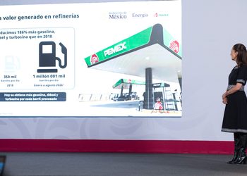 SE HAN RECUPERADO 48 MIL 411 MDP EN IMPUESTOS DECLARADOS GRACIAS AL COMBATE AL COMERCIO ILÍCITO DE COMBUSTIBLES: PRESIDENTA CLAUDIA SHEINBAUM