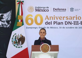 PRESIDENTA CLAUDIA SHEINBAUM CONMEMORA EL 60 ANIVERSARIO DEL PLAN DN-III-E DE LA DEFENSA