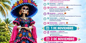 La Unión llevará la tradición del Día de Muertos a sus playas con el Festival de la Catrina