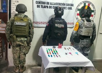 Realizan fuerzas de seguridad requisas en los CERESOS del Estado