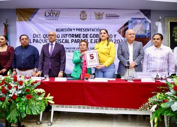 Evelyn Salgado envía al Congreso su Quinto Informe de Resultados y Transformación