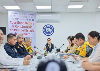 Evelyn Salgado encabeza la sesión del Consejo Estatal de Protección Civil para dar seguimiento y fortalecer la atención a posibles incidentes por Trudy