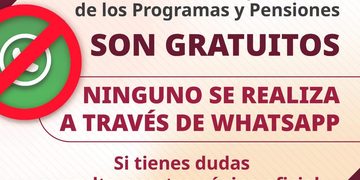 Trámites de Bienestar son gratuitos; llaman a evitar información sospechosa